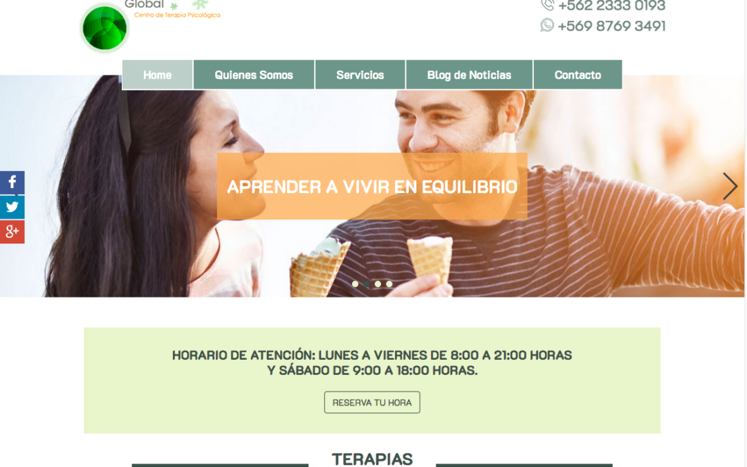 Psicología Global, Terapia de Familia y terapia sexual en Chile