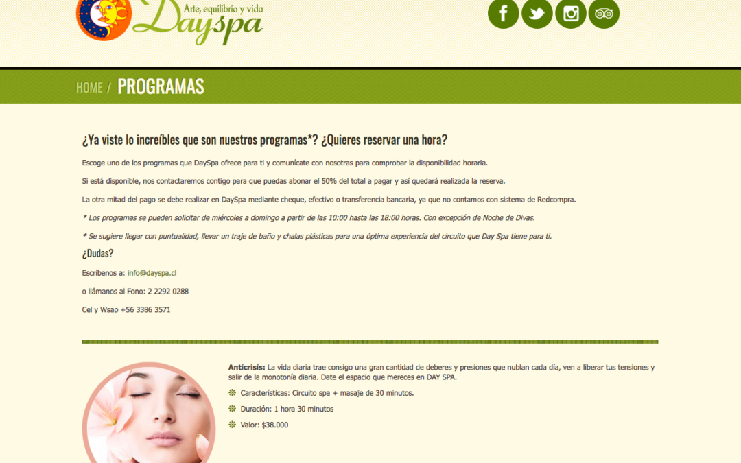 Dayspa, Masaje de Drenaje Linfático