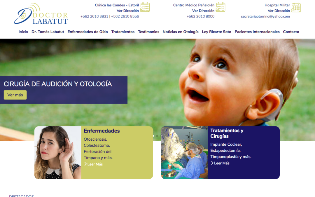 Doctor Labatut, Otorrino en Santiago
