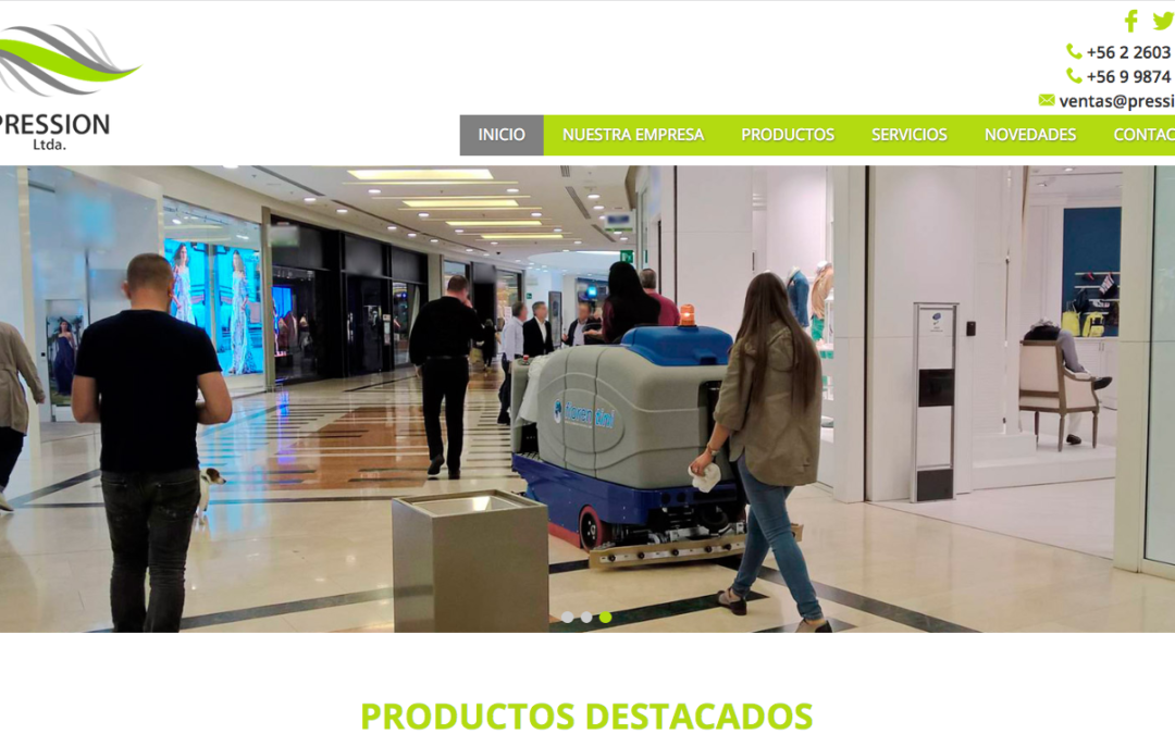 Pression, Maquinarias de Aseo Industrial en RM