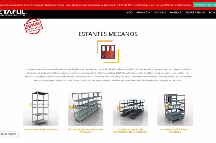 Metaful, venta de lockers en Chle