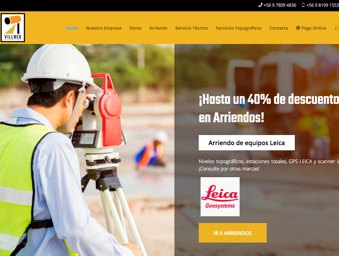 Arriendo equipos de montaje en chile