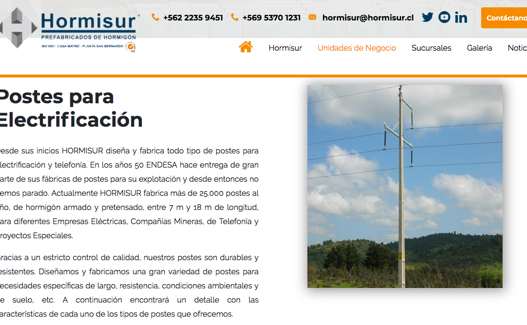 Hormisur, Fabricantes de Vigas de Puentes de hormigón