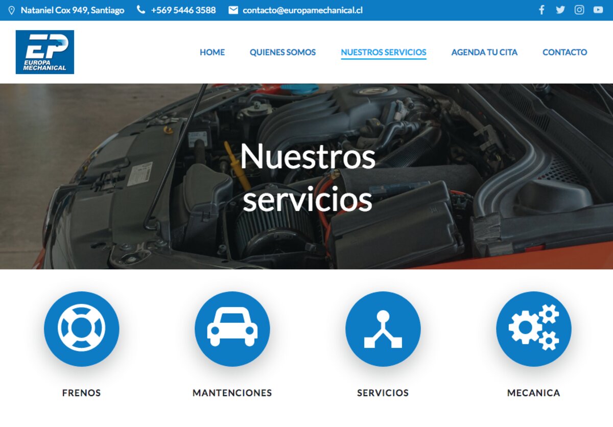 Talleres de Ajuste de Motor en santiago