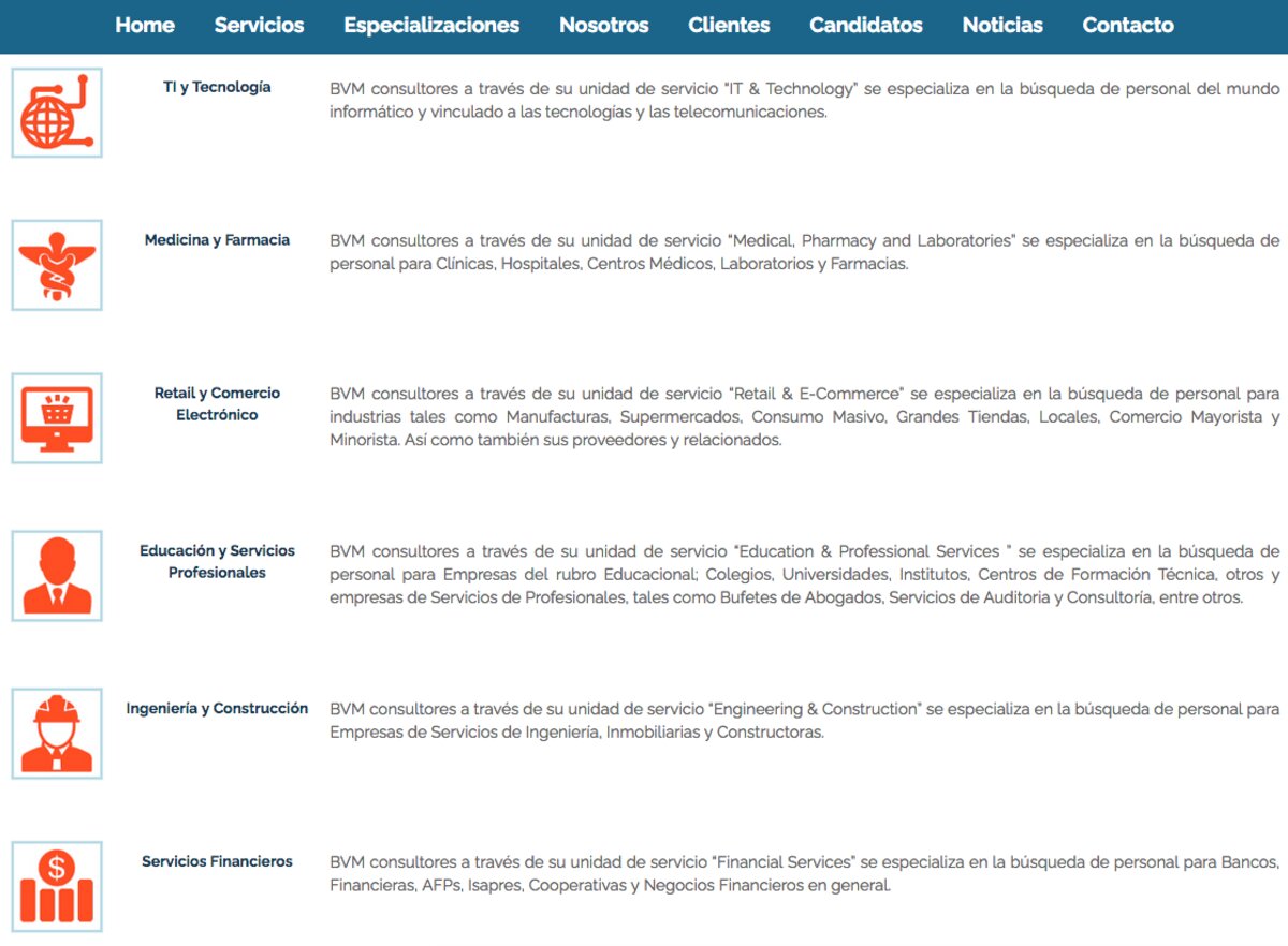 Personal para empresas en chile