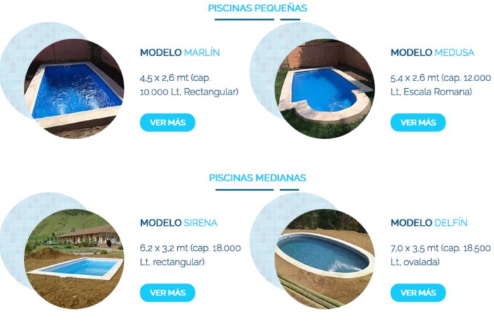 Piscinas Fibra de vidrio