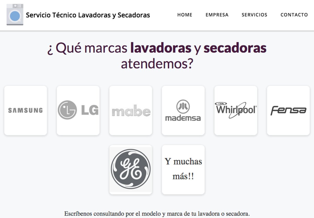 Reparación de lavadoras