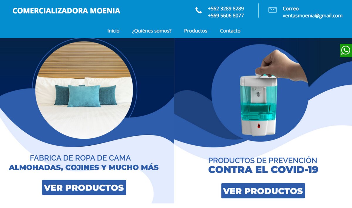 Venta de cojines en chile