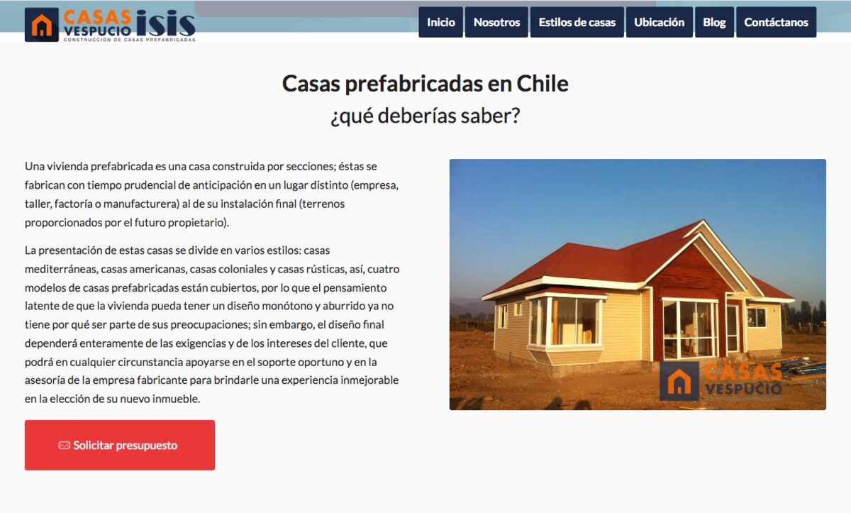 Casas prefabricadas en chile