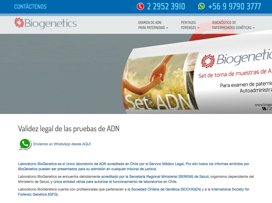 ADN Paternidad en las condes