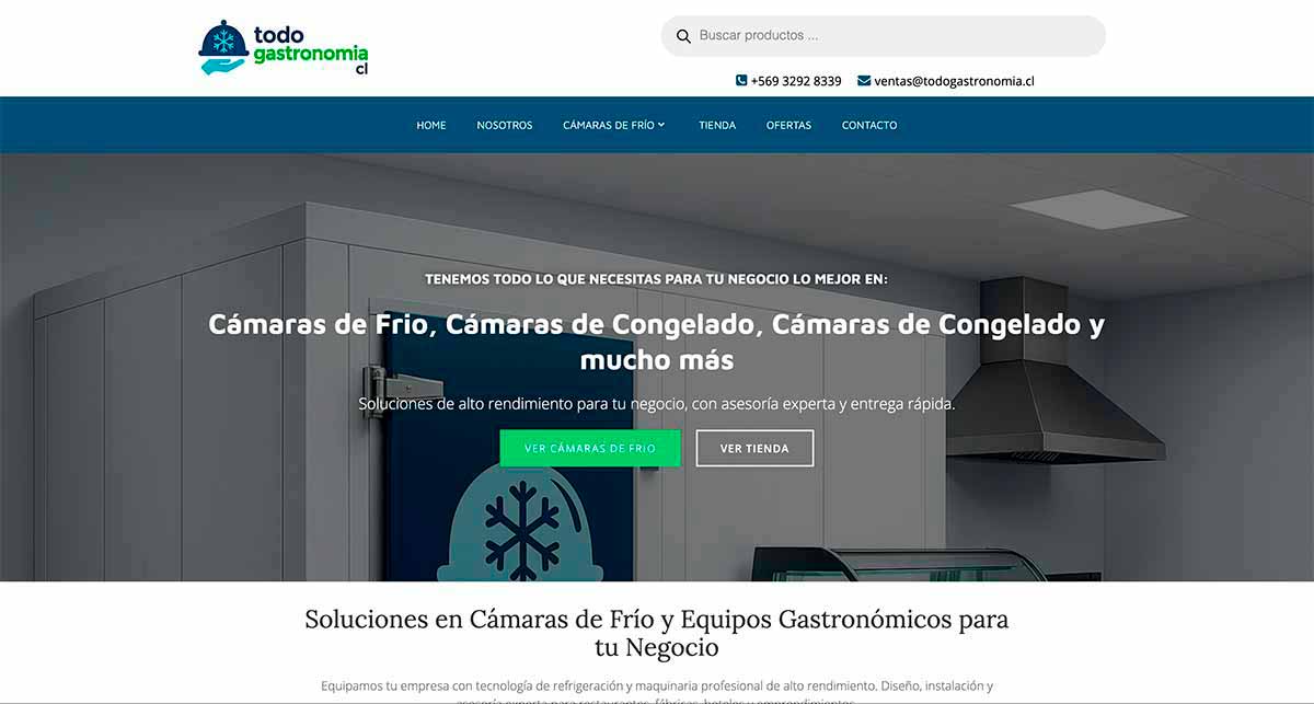 Cámaras frigoríficas en Chile