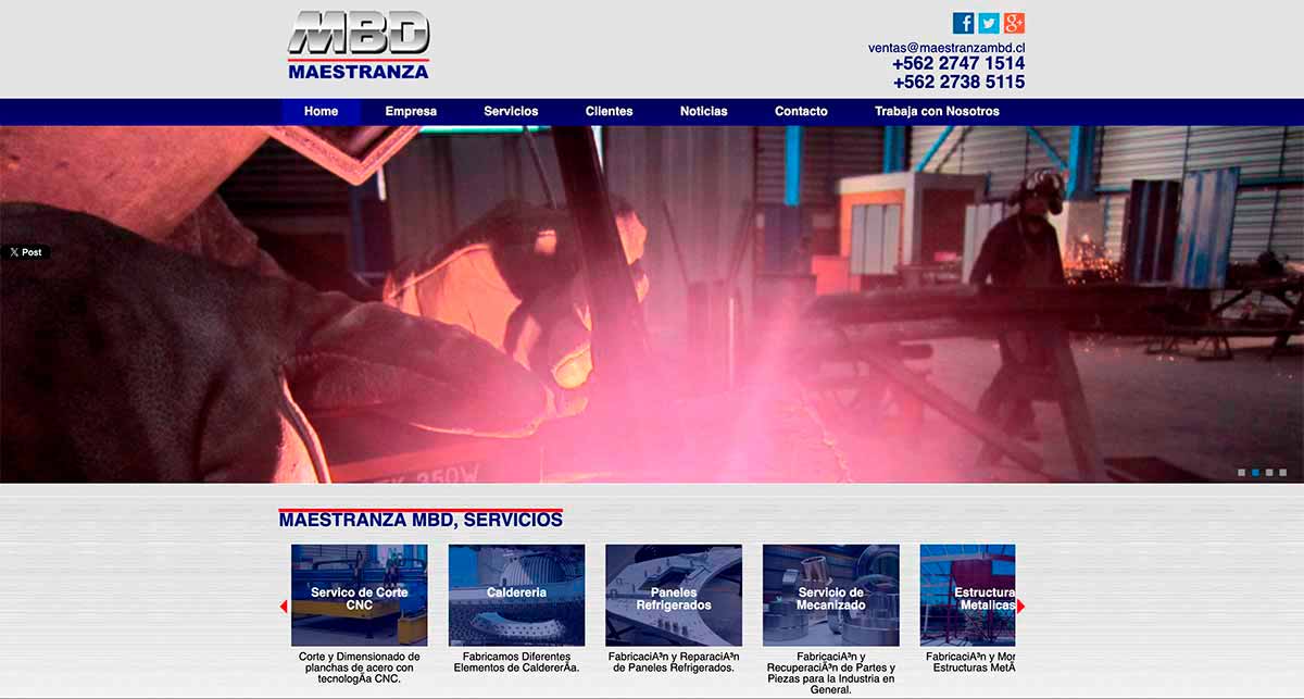 Empresas de servicios metalmecánicos en Chile